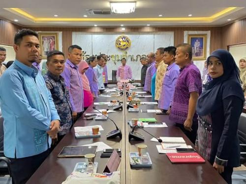 พช.มายอ เข้าร่วมประชุมหัวหน้าส่วนราชการอำเภอมายอ ครั้งที่ 8 ประจำเดือนสิงหาคม 2569 “